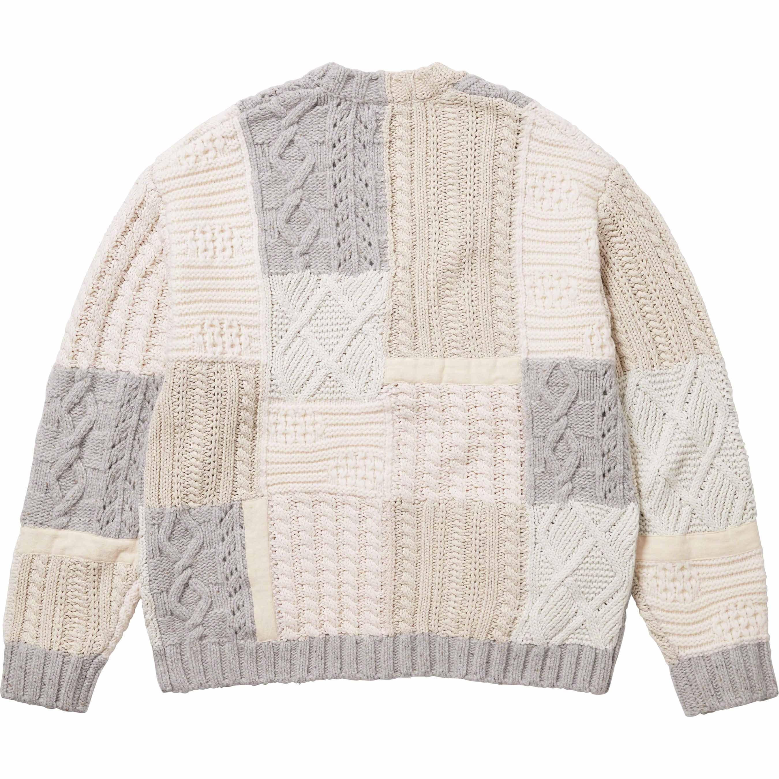 Patchwork Cable Knit Cardigan view 6